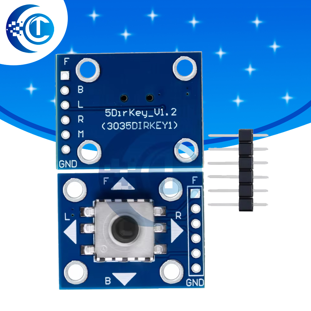 Stm32 Robot - 5-weg navigatieknopmodule met 5D-joystick, mechanische tactiele