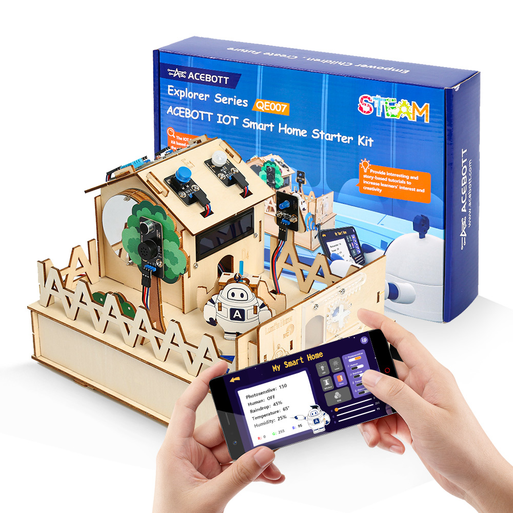 Microbit Robot - Acebott Diy Smart Home Kit Voor