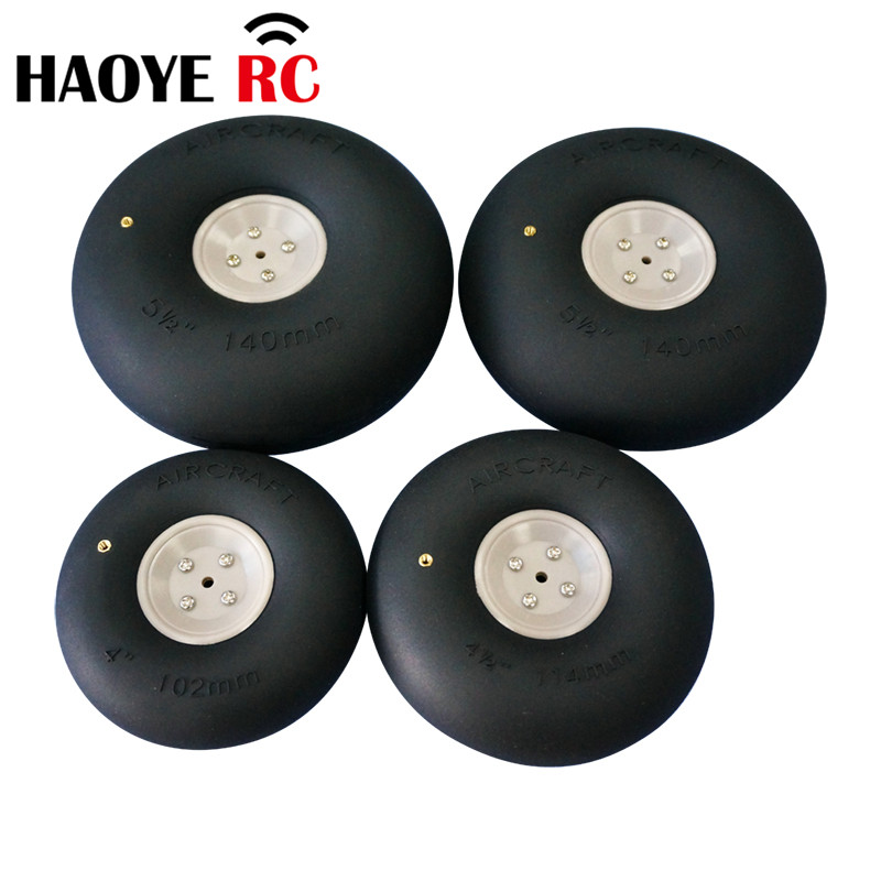 Omni Wheel - Haoye 1Pc Vliegtuig Pneumatische Wielen 4/4.5/5/5.5