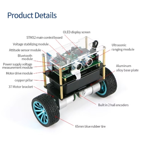 WHEELTEC STM32 Balanstrolley m - Stm32 Robot recensie en prijs