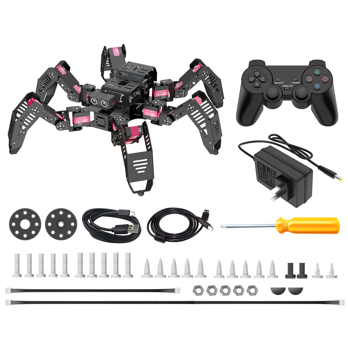 Hiwonder Spiderbot Programmeer - Robotics Kit recensie en prijs