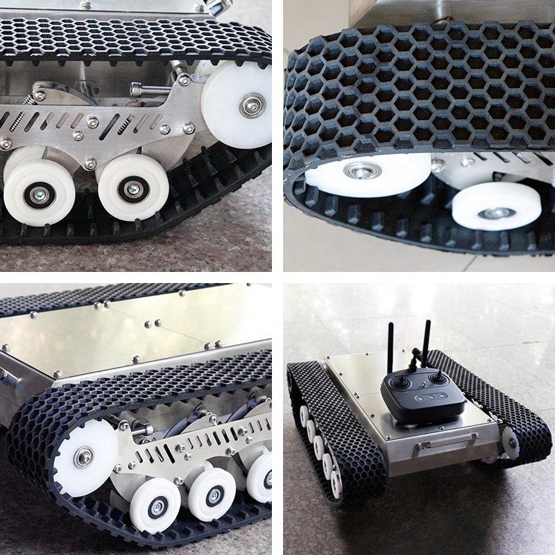 Rubbertrack robot chassis plat - Tracked Robot Chassis recensie en prijs