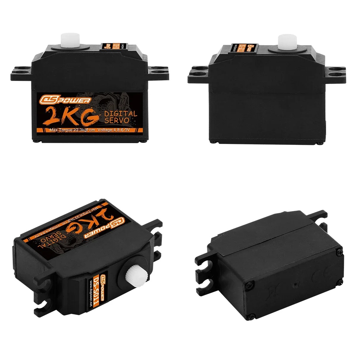 DSPOWER 2KG 3KG 6KG Waterdicht - Servo Bracket recensie en prijs