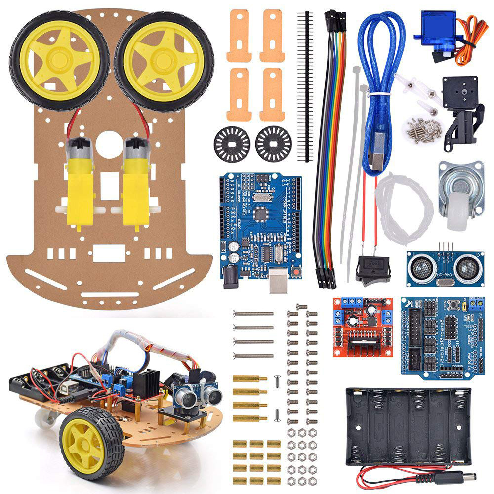 Modulaire robotauto-chassis ki - Line Follower Robot recensie en prijs