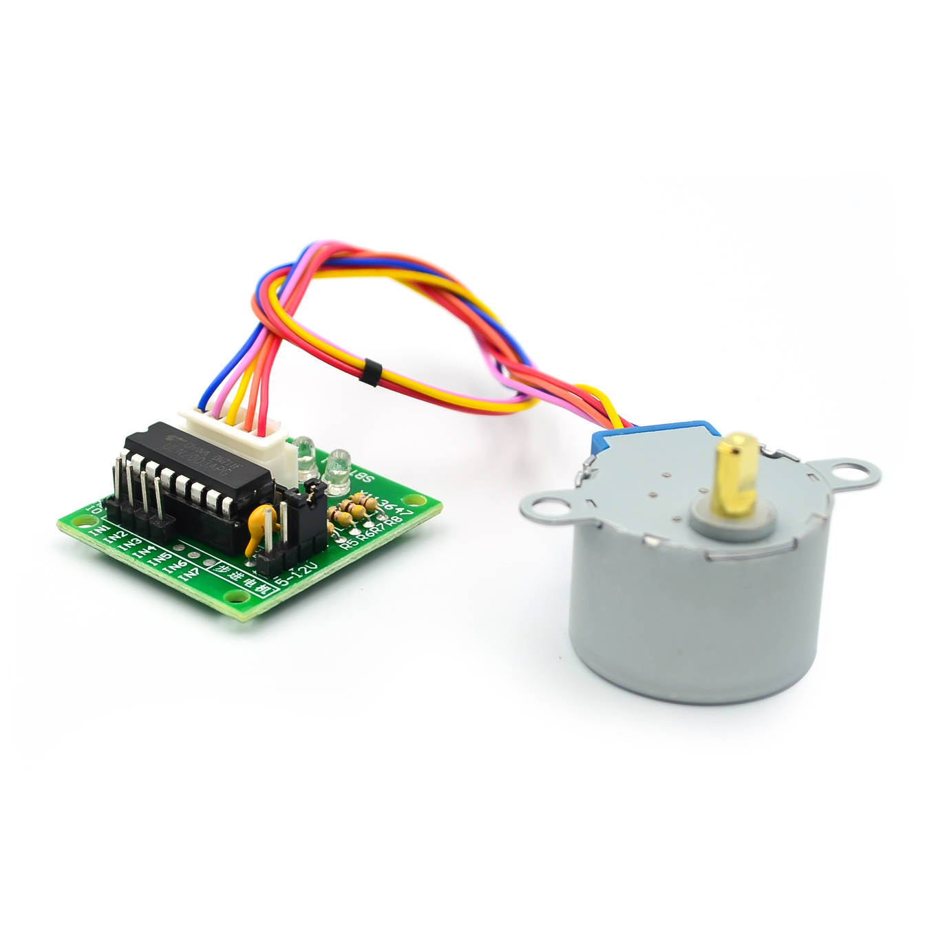 5V stappenmotor 28BYJ-48 + ULN - 28Byj-48 recensie en prijs