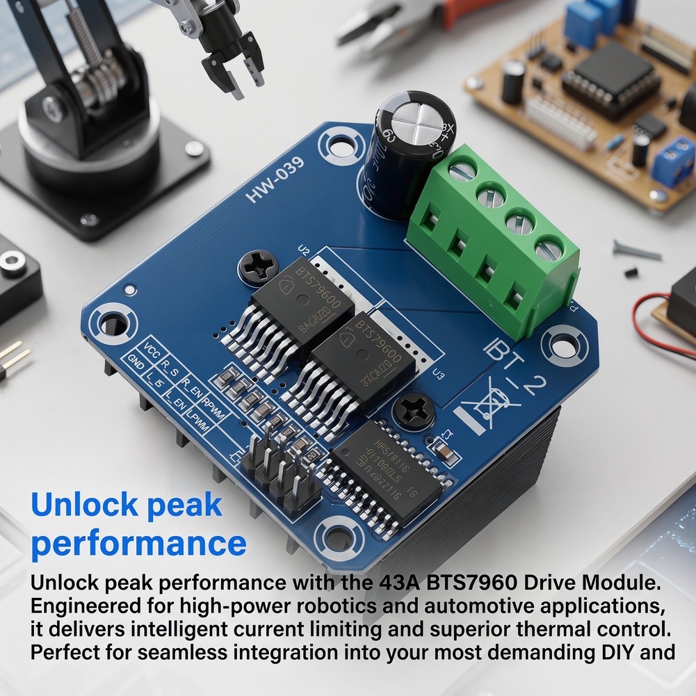 43A BTS7960 Dual H-Bridge Moto - Motor Driver Module recensie en prijs