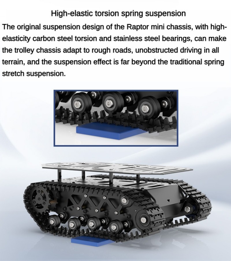 RC Tank 10KG Laadvermogen Ster - Tracked Robot Chassis recensie en prijs